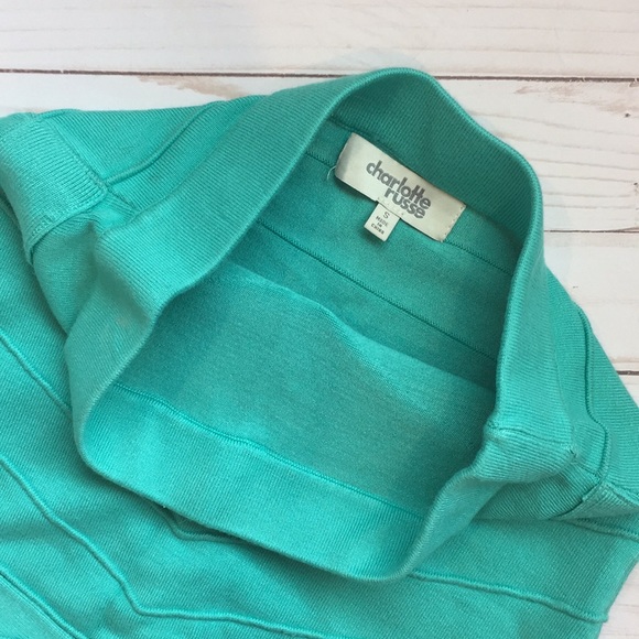 Seafoam green bandage skirt - Picture 4 of 6